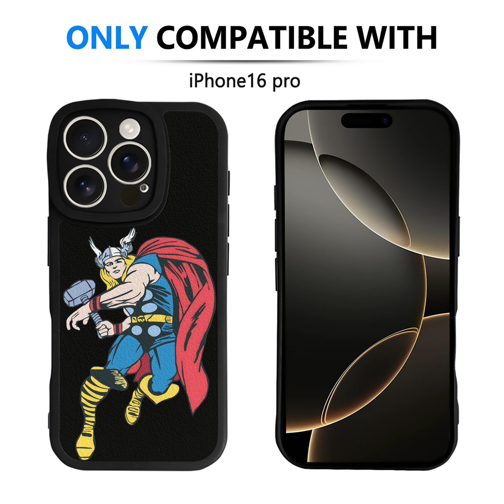 （画像用） アベンジャーズ The Avengers 【iPhone 16シリーズ対応】シリコンスマホケース（レザー調） 材質：シリコン
